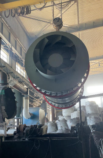 郑州上街25吨铸造砂烘干机