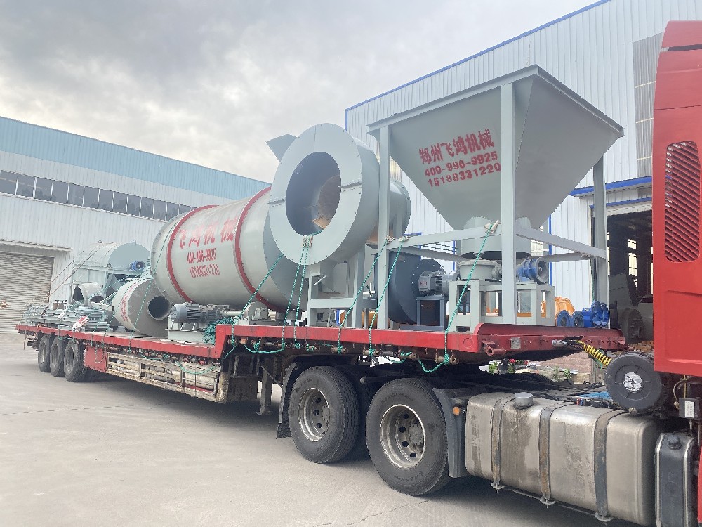 渭南田25吨沙子烘干机