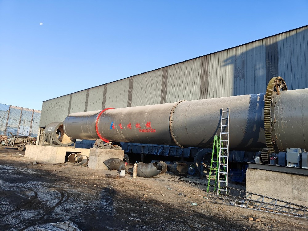 内蒙30米长筒煤泥烘干机